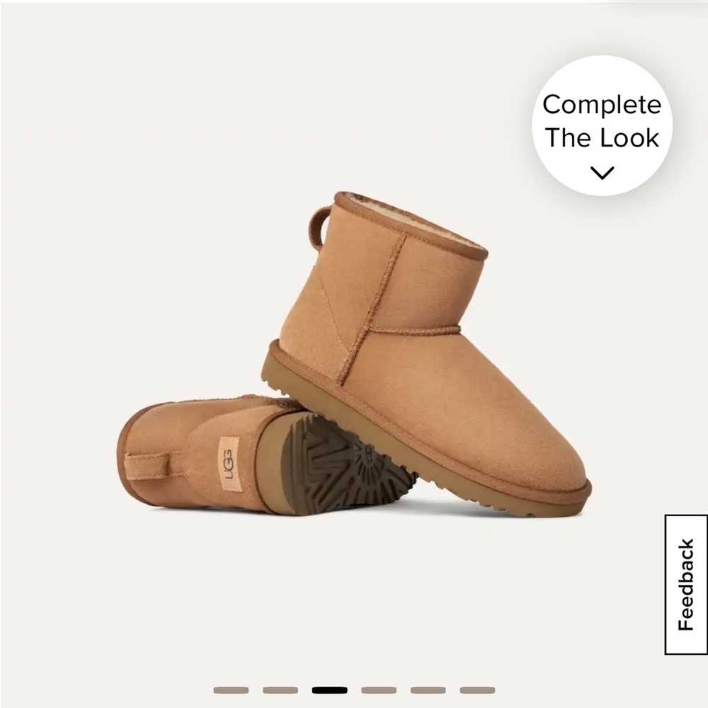 UGG Mini Boots in Tan - Picture 3 of 9